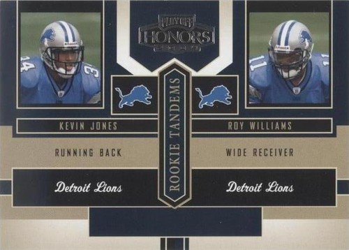 2004 Playoff Honors Kevin Jones Roy Williams #RT-9