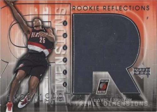 2003-04 Upper Deck Triple Dimensions - Travis Outlaw #110