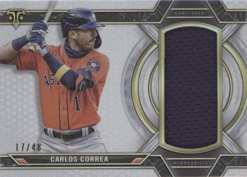 2021 Topps Triple Threads - Carlos Correa #SJR-CC