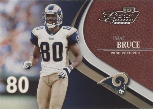 2002 Playoff Piece of the Game Isaac Bruce #66