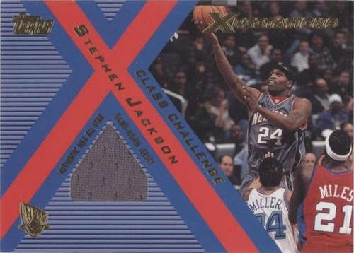 2001-02 Topps Xpectations - Stephen Jackson #CC-SJ