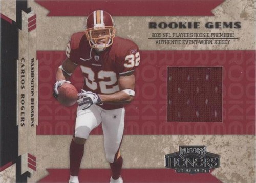 2005 Playoff Honors Carlos Rogers #RG-207