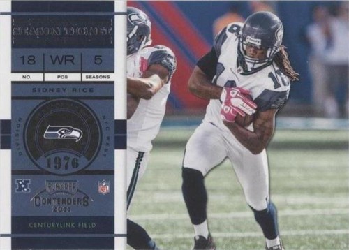 2011 Playoff Contenders Sidney Rice #96