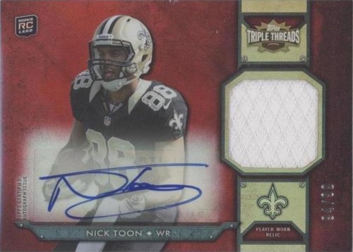 2012 Topps Triple Threads Nick Toon #TTRAR-45