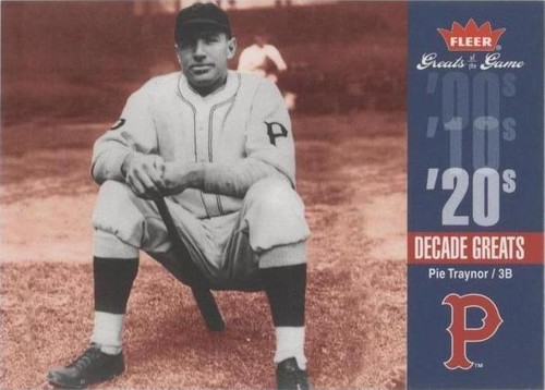 2006 Fleer Greats of the Game - Pie Traynor #DEC-PT