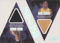 2005-06 Topps Luxury Box - Kobe Bryant/Bruce Bowen #OOR-BB