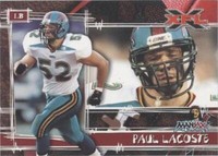2001 Topps XFL Paul Lacoste #56