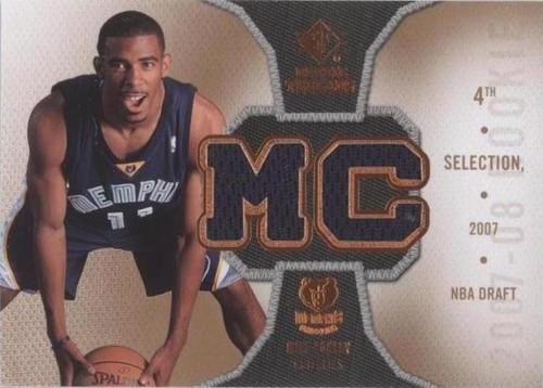 2007-08 SP Rookie Threads - Mike Conley #RT-MC