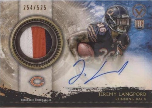 2015 Topps Valor Jeremy Langford #SHA-JL