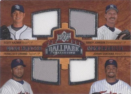 2008 Upper Deck Ballpark Collection - Francisco Liriano Johan Santana Randy Johnson #209