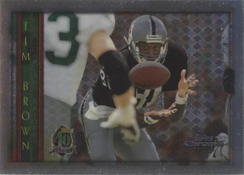 1996 Topps Chrome Tim Brown #68