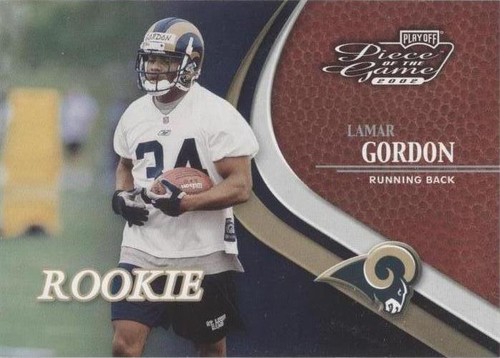 2002 Playoff Piece of the Game Lamar Gordon #80
