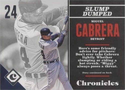 2017 Panini Chronicles - Miguel Cabrera #78