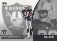 2002 Private Stock Titanium Jerry Rice #8