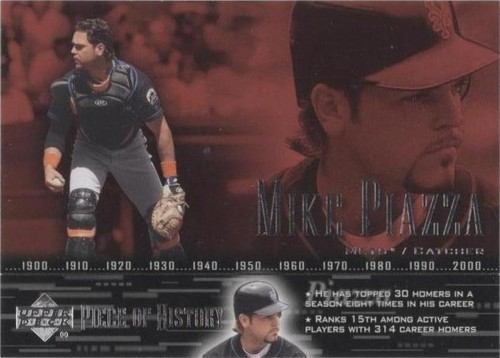 2002 Upper Deck Piece Of History - Mike Piazza #79