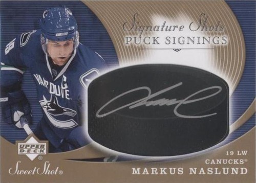 2007-08 Upper Deck Sweet Shot - Markus Naslund #SSP-MN