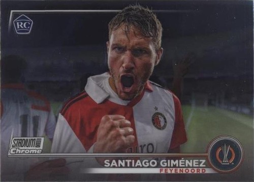 2022-23 Topps Stadium Club Chrome UEFA Club Competitions Santiago Gimenez #13