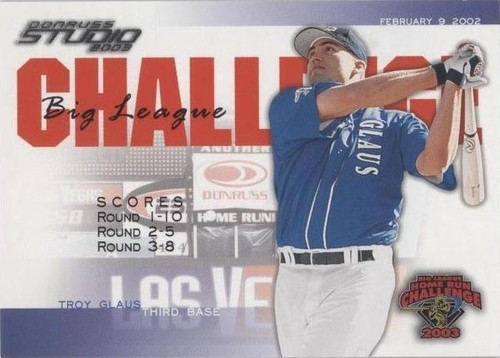 2003 Donruss Studio - Troy Glaus #BLC-9