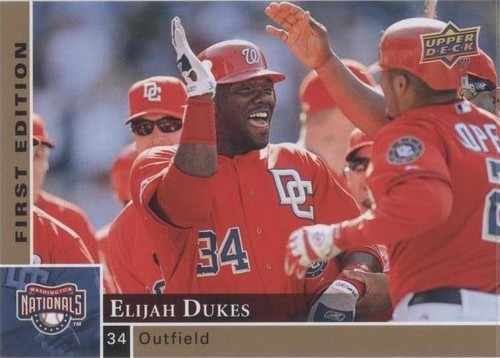 2009 Upper Deck First Edition - Elijah Dukes #296