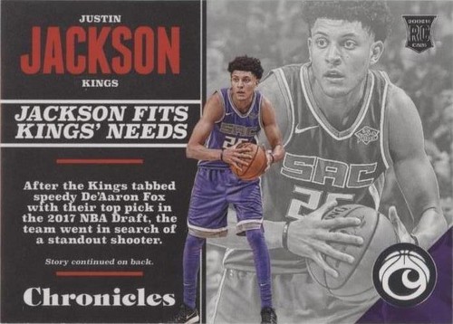 2017-18 Panini Chronicles - Justin Jackson #136
