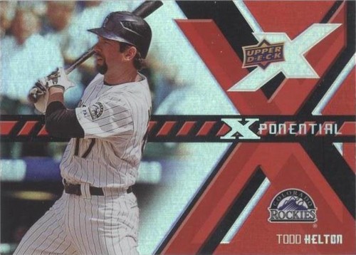 2008 Upper Deck X - Todd Helton #X-HE