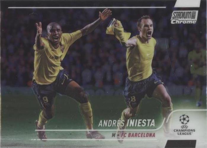 2021-22 Topps Stadium Club Chrome UCL Andres Iniesta #8