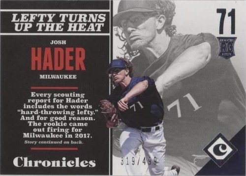 2017 Panini Chronicles - Josh Hader #106