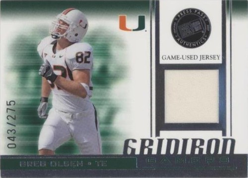2007 Press Pass Greg Olsen #GG-GO