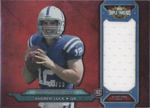 2012 Topps Triple Threads Andrew Luck #TTRJR-3