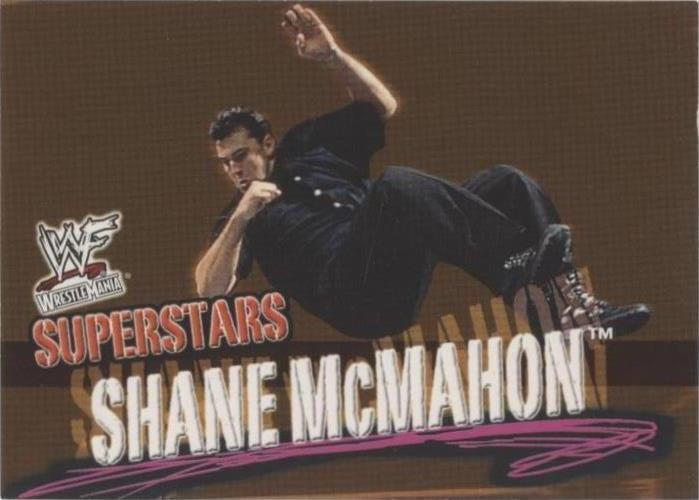2001 Fleer WWF Wrestlemania - Shane McMahon #8