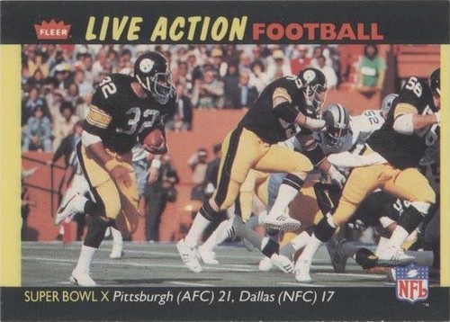 1987 Fleer Live Action Football Franco Harris #74
