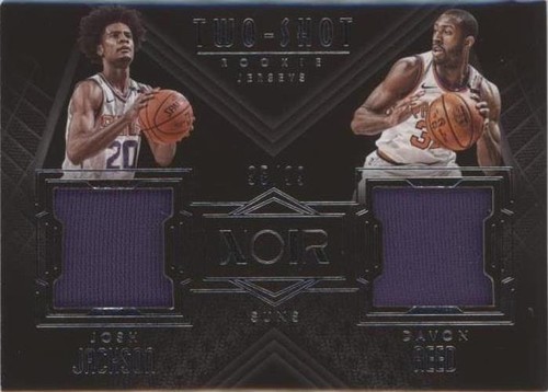 2017-18 Panini Noir - Josh Jackson/Davon Reed #JJ-DR