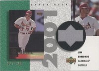 2002 Upper Deck Authentics - Jim Edmonds #R-JE