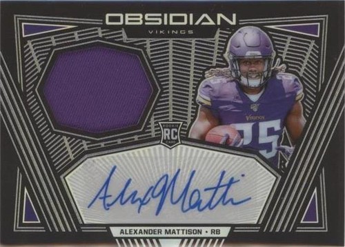 2019 Panini Obsidian Alexander Mattison #RJA-AMA