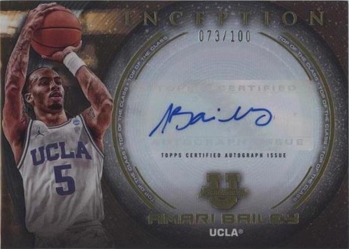 2022-23 Bowman Inception University - Amari Bailey #TOP-ABY