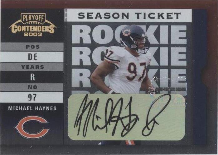 2003 Playoff Contenders Michael Haynes #187
