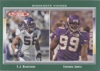 2006 Topps Total E.J. Henderson Erasmus James #173