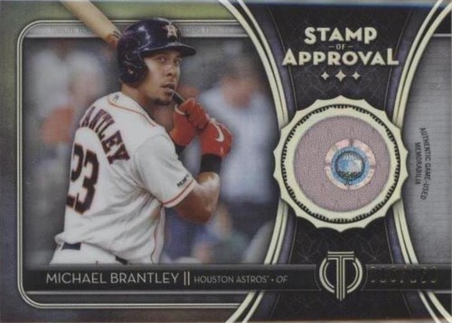 2020 Topps Tribute - Michael Brantley #SOA-MB