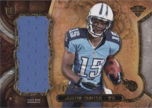 2013 Topps Triple Threads Justin Hunter #TTRJR-JH