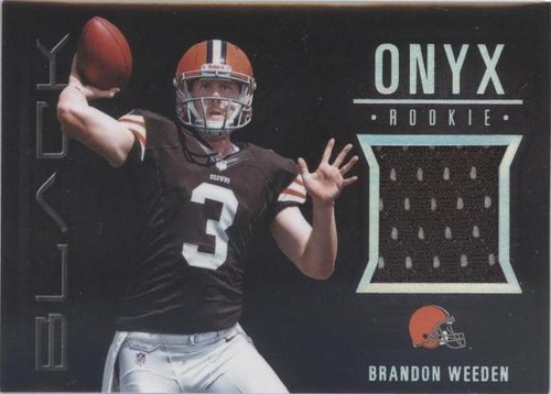 2012 Panini Black Brandon Weeden #6