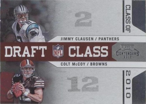 2010 Playoff Contenders Colt McCoy Jimmy Clausen #21
