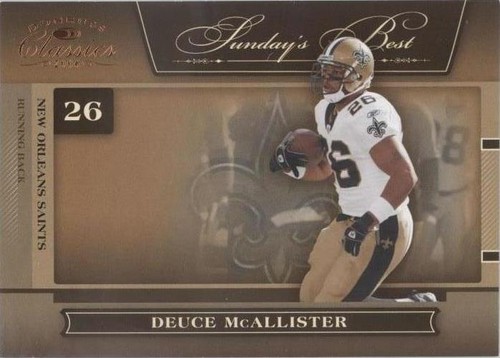 2006 Donruss Classics Deuce McAllister #SB-16