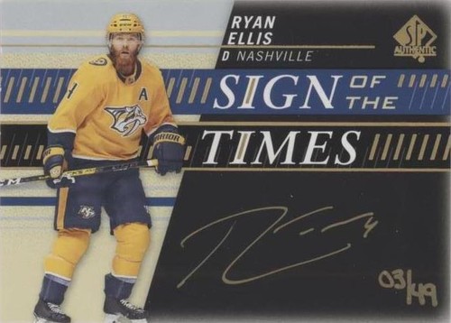 2019-20 SP Authentic - Ryan Ellis #SOTT-RE