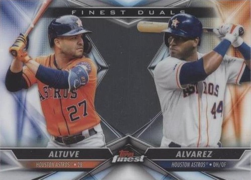 2020 Topps Finest - Jose Altuve Yordan Alvarez #FD-17