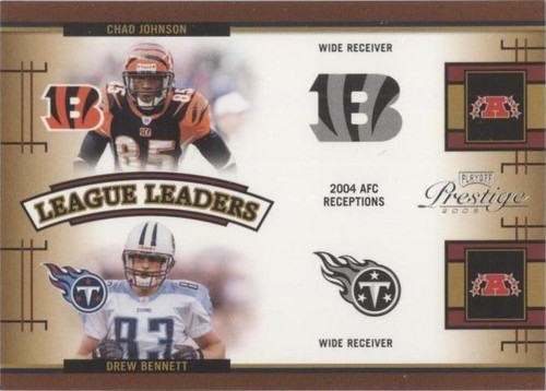2005 Playoff Prestige Chad Johnson Drew Bennett Keyshawn Johnson #LL-27
