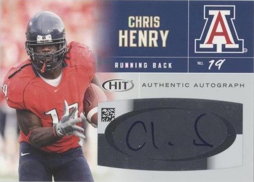 2007 SAGE Hit Chris Henry #A9