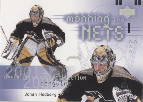2001-02 Upper Deck Mask Collection - Johan Hedberg #124