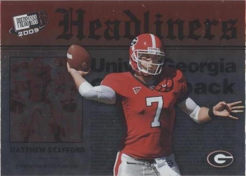2009 Press Pass Signature Edition Matthew Stafford #HL-34