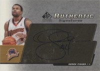 2004-05 SP Signature Edition - Derek Fisher #AS-DF