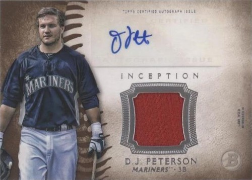 2015 Bowman Inception - D.J. Peterson #IAR-DP